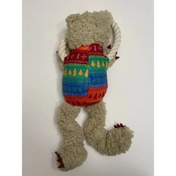 NWT- Bear Rope and Plush Dog Toy - Picture 2 of 3